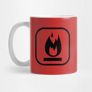 Flammable Symbol Mug